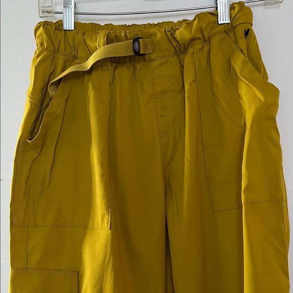 Prana Cargo Joggers in Mustard Yellow - Picture 3 of 7